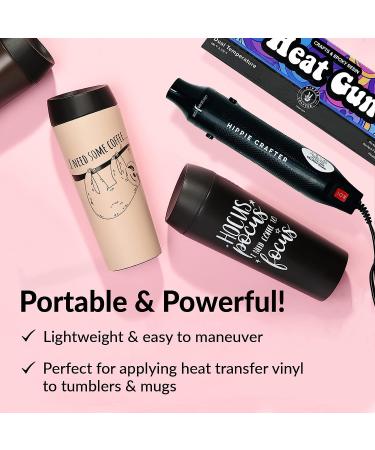 Craft Heat Gun 300W - 2 Speed Small Mini Hot Air Tool for Resin, Polymer Clay, Candle Making - Ideal for Shrink Wrapping, Embossing, Epoxy Painting - Tumblers, Bubble Buster - Buy Online on GoSupps.com