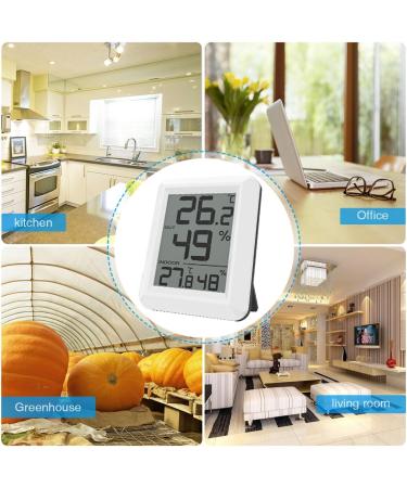 Buy BriFit Hygrometer Thermometer - Large LCD Indoor/Outdoor Sensor / Switch - Perfect for Home & Office - Buy Online on GoSupps.com