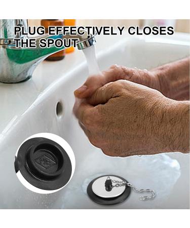 Upgrades Sink Stoppers Set Rubber Drain Plugs with Hand Hook Simple Installation Suitable for Kitchen & Bathroom Sinks 5cm sets - Buy Online on GoSupps.com