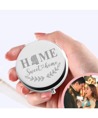 Mississippl Makeup Mirror Home Sweet Home Mississippl State Compact Mirror (Mississippl M) - Buy Online on GoSupps.com