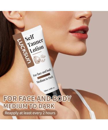 Starryl Selftanning cream for face and body Self Tan Express Bronzing selftanning lotion 120 ml - Buy Online on GoSupps.com