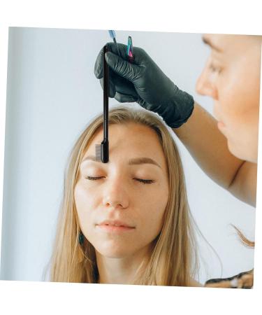 IWOWHERO 1 Set Eyelash Comb Mascara Eyebrow Trimming Comb Makeup Gadgets Steel Teeth Brow Eyelash Beauty Comb Brow Brush with Bag Eyelash Dual Comb Black Multipurpose Cloth Bag Woman Styler - Buy Online on GoSupps.com