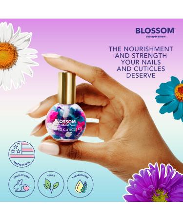 Blossom Lavender Cuticle Oil & Blue Cross Cuticle Remover Bundle - 0.42oz & 6oz - Made in USA - Buy Online on GoSupps.com