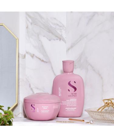 Alfaparf Milano Semi di Lino Moisture Nutritive Shampoo & Hair Mask Set - Sulfate Free Hydrates & Nourishes Dry Hair Safe for Color Treated Hair Adds Shine & Softness - International Shipping Available - Buy Online on GoSupps.com
