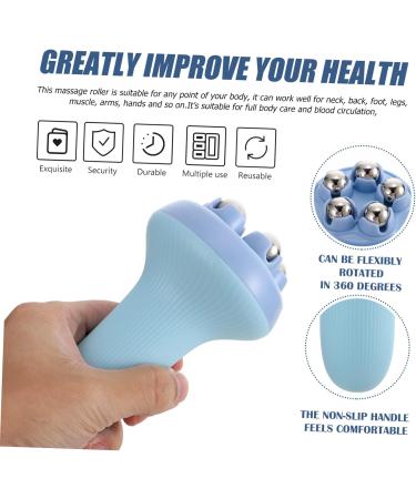Gleavi 2-in-1 Ice Cream Massage Roller - Manual Muscle & Facial Roller for Yoga & Hair Growth | International Shipping Available - Buy Online on GoSupps.com