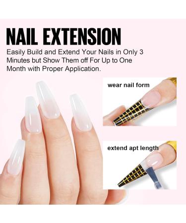 Tomicca 5 in 1 Milky White Builder Nail Gel 15ml - UV/LED Rubber Base for Nail Extension Repair & Strengthening - Buy Online on GoSupps.com