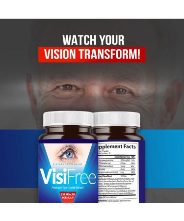 Visifree for Eyes Supplement - Official Formula | Visi-Free Eye Pills (60 Capsules) - Buy Online on GoSupps.com