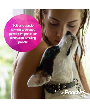 Pretty PoOch Gentle Touch Shampoo & Conditioner for Dogs | Non-Itchy Deep Cleaning for Sensitive Skin | 4L Baby Powder Fragrance - Buy Online on GoSupps.com