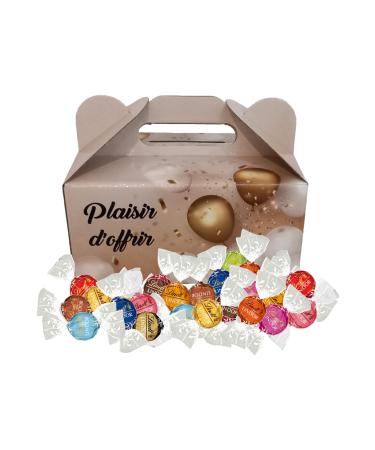 LINDOR de LINDT | Ballotin Assortiment de 60 Chocolats | 750g de Douceurs Gourmandes Id al Offrir pour un Anniversaire une F te une Invitation P ques LINDOR 1