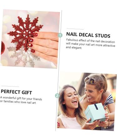 minkissy 54 Boxes Nail Art Accessories Metal Nail Sequins Gold Stickers Punk Jewelry Metal Stickers Rhinestones Nail Studs Nails Stickers Nail Rhinestones 3D Rivets Charm White Plastic - Buy Online on GoSupps.com