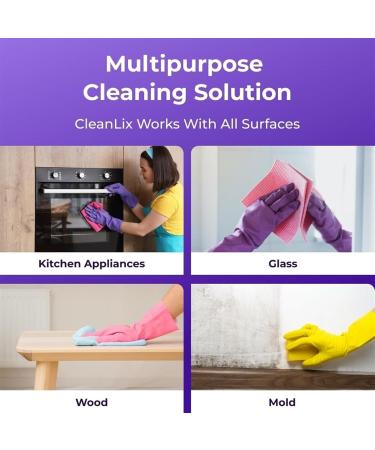Cleanlix Cleaner Cleanlix Cleaning Spray Cleanlix Cleaner for Instant Stain Removal With Concentrated Cleaning Tablets All-Purpose Household Cleaners(18pcs) 1 count (Pack of 1) - Buy Online on GoSupps.com