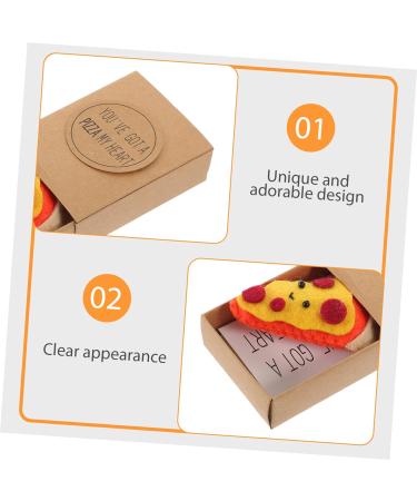 RUNROTOO Box Christmas Stocking Stuffers Festival Gift Christmas Goody Bag Filler Gifts for Stocking Stuffers The Gift Toys Friends Present Non-woven Fabric Small Toy Pizza - Buy Online on GoSupps.com