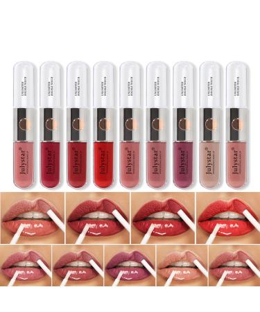Matte Hydrating Lip Glow Oil - Plumping Transparent Lip Gloss for Long-Lasting Wear | Waterproof Liquid Lipstick #02 - Perfect for Girls & Women - Buy Online on GoSupps.com