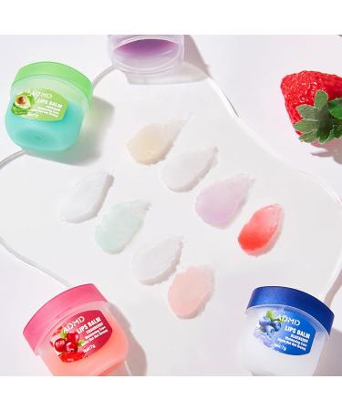 Bosuya Pack of 8 Mini Lip Masks Moisturize and Nourish the Lip Mask Fruit Flavored Lip Balm Set for Dry Chapped Lips - Buy Online on GoSupps.com