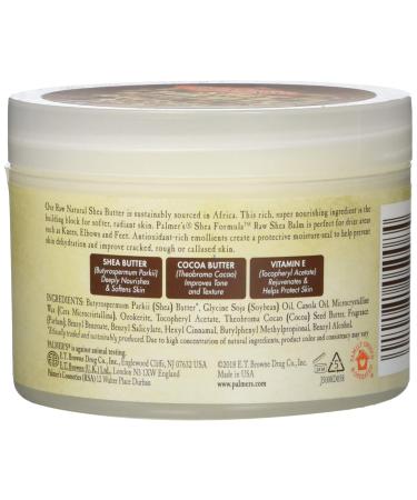 Buy Palmer's Shea Formula Raw Shea Balm 7.25 oz - Best Moisturizer for Dry Skin | International Shipping Available - Buy Online on GoSupps.com