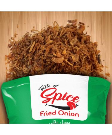 Taste of Spice Fried Onions 14oz (Pack of 2) - Crispy Fried Shallots | Gluten Free, Organic, Vegan, Non-GMO - Buy Online on GoSupps.com