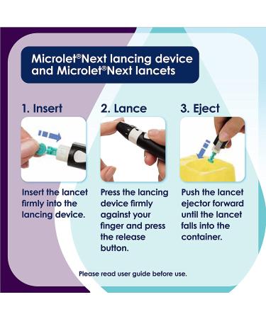 MICROLET NEXT Adjustable Lancing Device | 5 Depth Settings - Buy Online on GoSupps.com