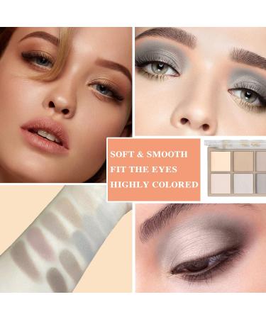 10 Colors Eyeshadow Palette Matte Nude Eye Makeup Palette Ultra-Blendable Long Lasting High Pigmented Waterproof Nudes Neutral Smooth Eye Shadow Palette for Women Natural Charming Looking #04 2Pcs - Buy Online on GoSupps.com