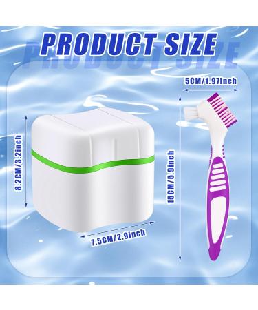 Buy 2 Dental Prosthesis Cases with Cleaners & Holders - International Shipping Available - Buy Online on GoSupps.com