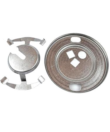 Coleman 288A5401 Heat Shield and Frame for 2-Mantle Liquid-Fueled Lanterns, Silver