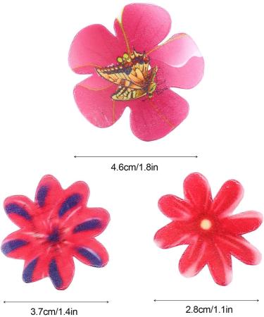 360pcs edible flowers cake topper flower cupcake topper flower decoration cake wafer paper floral cake decor edible flower cupcake topper for wedding birthday baby shower party accessories 360pcs-a - Buy Online on GoSupps.com