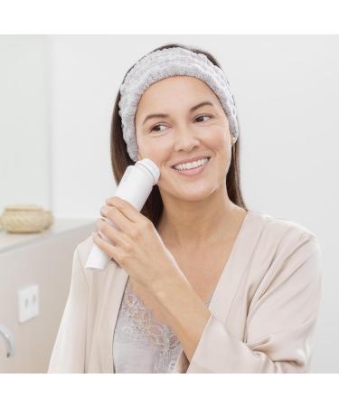 Medisana FB 885 Electric Facial Cleaning Brush - Deep Pore Cleansing 4 Attachments Timer & Auto Switch-Off - Ideal for All Skin Types - Buy Online on GoSupps.com