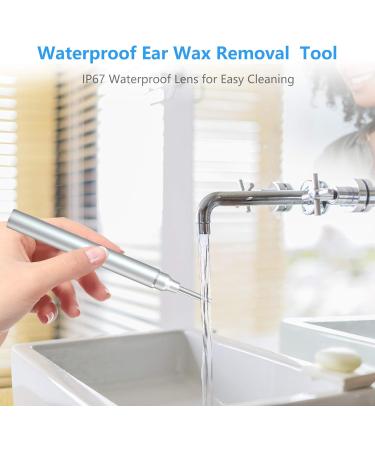WiFi Otoscope Ear Wax Removal Kit-OVIFM 3.9mm Upgraded Ear Camera 1080P HD Wireless Ear Cleaner with 6 LED Lights Ear Wax Removal Tool with Storage Box Phone Holder for iPhone Android and iPad Silver&black - Buy Online on GoSupps.com