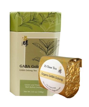 GABA Gold - Organic Oolong Super Tea, Loose Leaf Stress Relief Tea - A Calming and Relaxing Tea for Anxiety and Stress Relief - 3.5 ounces 3.5 Ounce (Pack of 1)