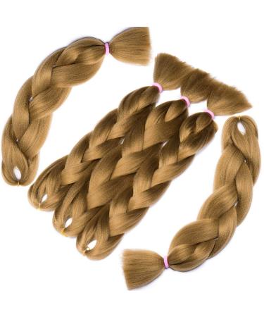 SEGO 5 Packs Crochet Braids - 24 Inch Afro Synthetic Hair in Honey Blonde | Durable & Stylish Hair Extensions - Buy Online on GoSupps.com