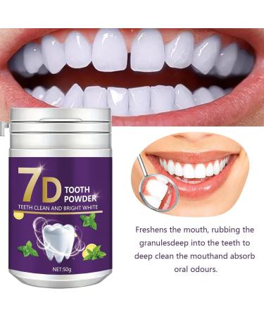 7 Days Purple Teeth Whitening Powder Teeth Whitening Powder for White Teeth Teeth Whitening and Whitening Powder with Visible Cleaning Effect Teeth Whitening - Cosmetic Teeth Cleaning (2) - Buy Online on GoSupps.com