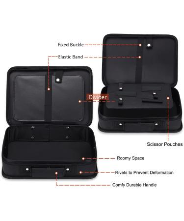 Noverlife Fashion Skull Pattern Barber Tool Bag 11.8 x 8.5'' - Professional Hair Cutting Grooming Kit Organizer for Scissors - Barber Supplies Carrying Case - Buy Online on GoSupps.com