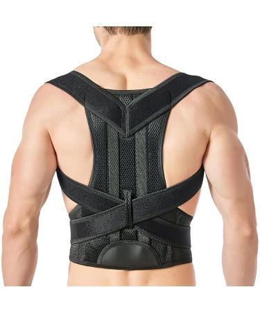 Back Posture Corrector Adjustable Shoulder Brace Upper Back Support Belt Training Belts Back Support Straightener Posture Support Brace Soft Posture Corrector for Women Men 2xl - Buy Online on GoSupps.com
