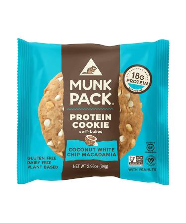 Munk Pack Protein Cookie Variety 2.96 oz - Pack of 8 | 4 Delicious Flavors | Gluten-Free & Non-GMO - Buy Online on GoSupps.com