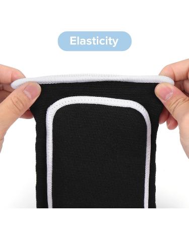 Thicken Sponge Padding Elbow Pads - Breathable Arm Brace Support for Kids, Teens, Men, Women - Black - Buy Online on GoSupps.com