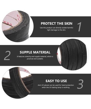 FOMIYES 5 Rolls Non-Reflective Gaffers Tape for Nail Art - UV Protection Black Striping Tape - Buy Online on GoSupps.com