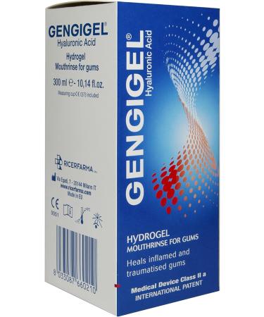 Gengigel Big Pack Mouthrinse 300ml - Enhanced with Hyaluronic Acid - Buy Online on GoSupps.com