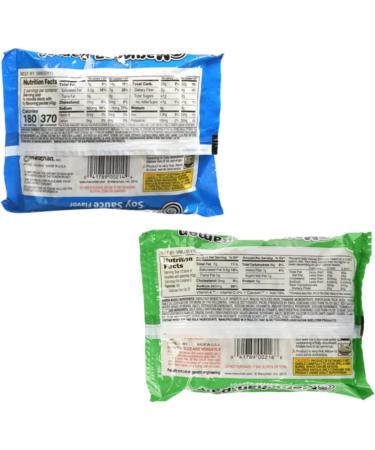 Ja Cor Instant Ramen Noodle Soup Variety Pack 2 Flavors (6) Soy Sauce (6) Chili Flavor Noodles 3 oz. Bundle with 1-Set of Reusable Stainless Steel Chopsticks (12 Individual Packs) - Buy Online on GoSupps.com