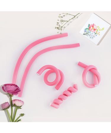 60PCS 9.45 Flexible Curling Rods Hair Rollers Set with Steel Pintail Comb - No Heat Hair Curlers for Short and Long Hair - Buy Online on GoSupps.com