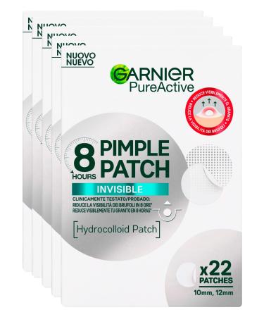 Garnier PureActive Pimple Patch patchs hydrocollo daux invisibles Imperfections r duites boutons moins visibles en 8 heures absorbe l'exc s de s bum ultra fin en deux tailles - 110 patchs