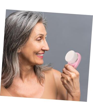 Angoily Facial Exfoliator Soft Fur Scrub Brush Brush Facial Cleansing Artificial Fiber Manual Cleaning Brush Scrub Makeup Brush Scrubber washbasin exfoliating Brush Double Sided face - Buy Online on GoSupps.com