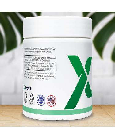 Xtravit Joint Support Supplement Advanced Relief Supplements with Glucosamine, Chondroitin, Turmeric Curcumin, Ginger, & Natural Nutritional Extracts for Men & Women - Non-GMO, 60 Capsules - Buy Online on GoSupps.com