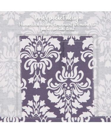 Boerni Large Nursing Cover - Breathable & Soft Breastfeeding Protection (Deep Grey) - Buy Online on GoSupps.com