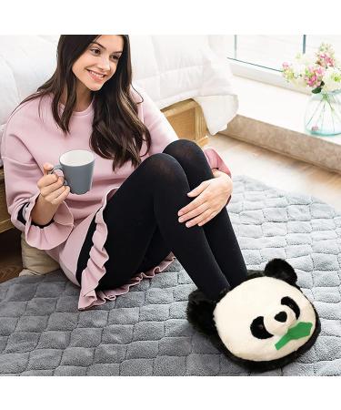 Yuemei Caricature Carrot Panda Winter Foot Warmers Anti-Slip Cushions for Men & Women | Perfect for Home & Office - Buy Online on GoSupps.com