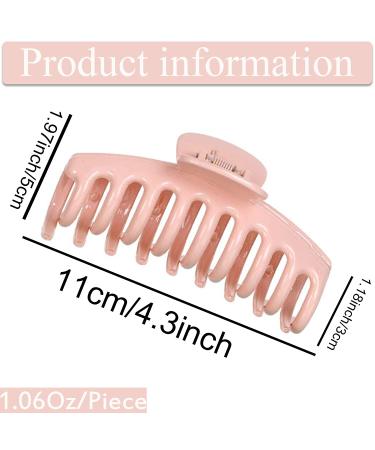 12 Pieces Big Hair Claw Clips - Non Slip Large Jaw Clips for Strong Hold - Styling Accessories for Women Girls - 12 Colors - Perfect Christmas Gift - Buy Online on GoSupps.com
