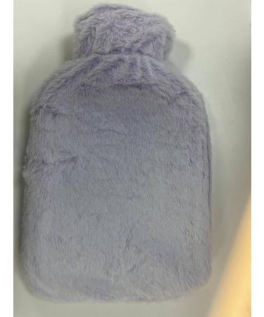 BOLEi 2L Hot Water Bottle with Luxury Faux Fur Cover - Leakproof Neck & Shoulder Pain Relief - Purple - Buy Online on GoSupps.com