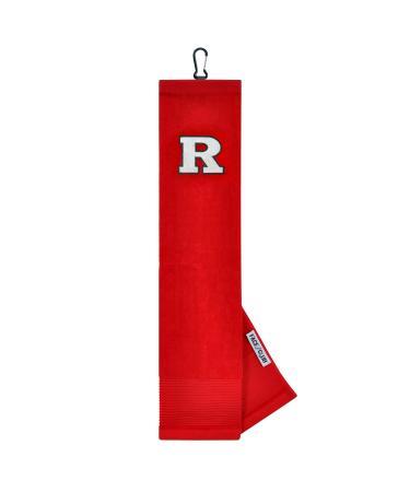 Collegiate Face/Club Embroidered Towel Rutgers Scarlet Knights