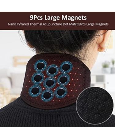 Neck Belt Tourmaline Self Heating Magnetic Therapy Neck Wrap Belt Brace Pain Relief Cervical Vertebra Protect Health Care - Buy Online on GoSupps.com