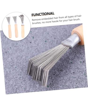 DOITOOL Nettoyeur De Brosse Cheveux Et Peigne 3 Pi ces Petit Outil De Nettoyage Pratique Pour Diff rents Types De Cheveux Usage Domestique Et Voyage 11.5X2.5X1.5CM kaki - Buy Online on GoSupps.com