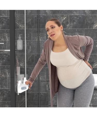 Suction Cup Grab Bar with Indicators 15 Inch - 1.25" Diameter  iMomwee Adhesive Gray Bathroom Grab Bar Safety Balance Handrail  Handicap Elderly Senior Injury Disable Portable Assist Shower Handle 1 gray&white - Buy Online on GoSupps.com