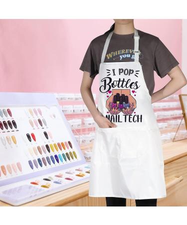 WZMPA Nail Tech Apron with Pocket - Perfect Gift for Nail Artists and Technicians | Ideal for Nail Salons and Stylists - Buy Online on GoSupps.com